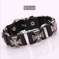 Biker Maltese Cross Bracelet
